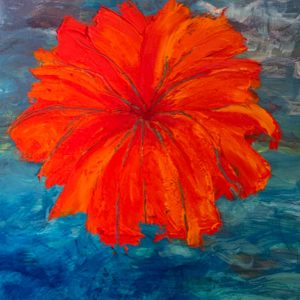 Abstract Flowers Cradles wood